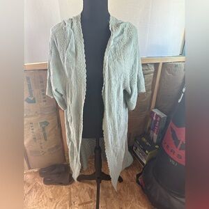 Woven Heart Kimono. One Size Fits All